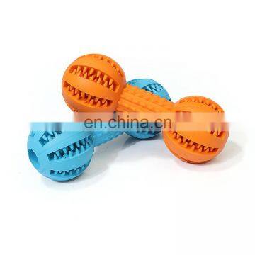 Durable Nontoxic Rubber Interactive IQ Dental Treat Teeth Cleaning Toy for Dogs photo-6