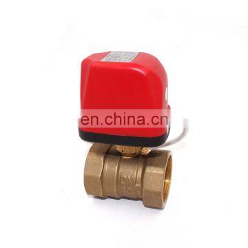 Hot Selling Worldwide High Quality DN20 2 way Motorized Electric Operated Ball Valve for fan coil system