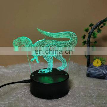 Pattern 7 Colorful Change Energy Saving USB Led Night Lamp Kids Room Decoration 3d Led Night Lamp photo-3