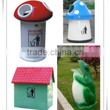 fiberglass rubbish bin