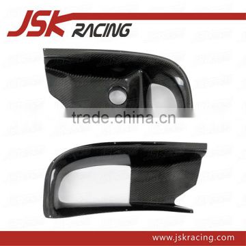 FOR MITSUBISHI EVO 9 CARBON FIBER FRONT BUMPER AIR DUCTS FOR MITSUBISHI LANCER EVOLUTION EVO 9 RALLIART (JSK200604)