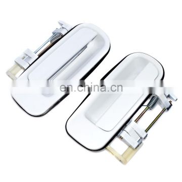 Rear Left Right RL RR Exterior Door Handles set White For Toyota Camry 92-96 69240-33010 69230-33010