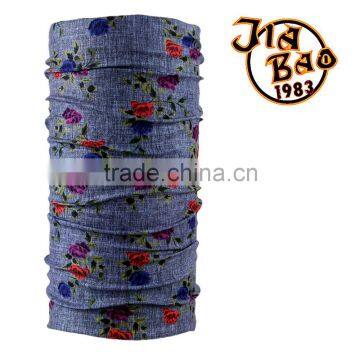 Grey Seamless Fashion Custom Neck Tube Bandit Head Bandanas