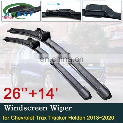 Car Wiper Blades for Chevrolet Trax Tracker Holden 2013~2020 Front Window Windshield Windscreen Wipers Car Accessories 2014 2015