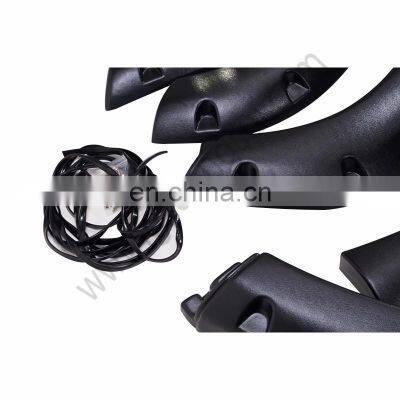Dongsui High Quality ABS Black Wheel Flares Fender Flare for Toyota 4500 LC76 photo-4