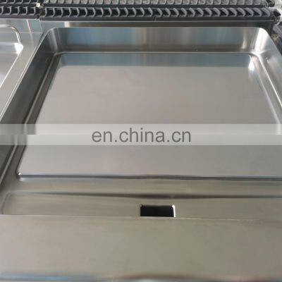 Stainless Steel Gas Griddle With Cabinet(1/3 Grooved)(CE Cerificate) photo-2