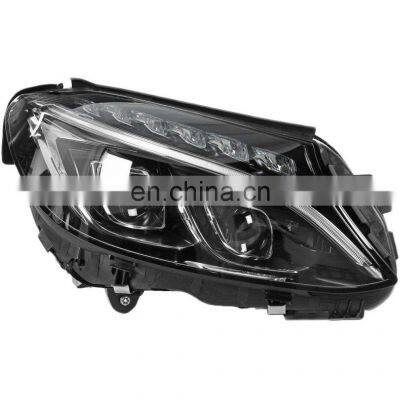 Teambill Car front headlight head lamp for mercedes benz w205 double lens head lamp auto car parts  2015-2018