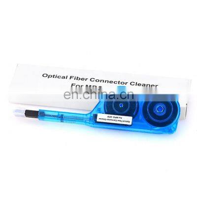 MPO/MTP Fiber Connector Cleaner One Click Fiber Cleaning Tool for MPO/MTP Pen Type Fiber Cleaner Blue