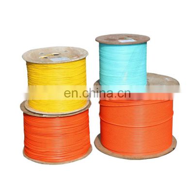 High quality tight buffer simplex indoor single mode fiber optic cable 1000m