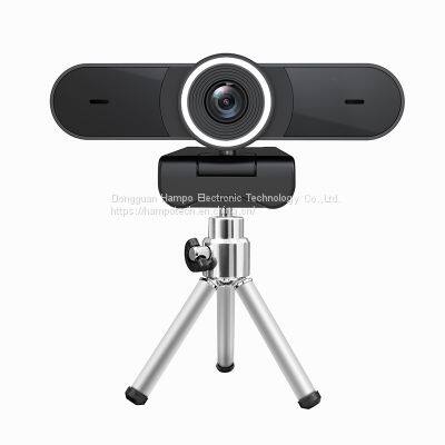 4K Webcam USB PC Camera With Tripod 1080P Webcam With Built-In Cover China PC Camera photo-2