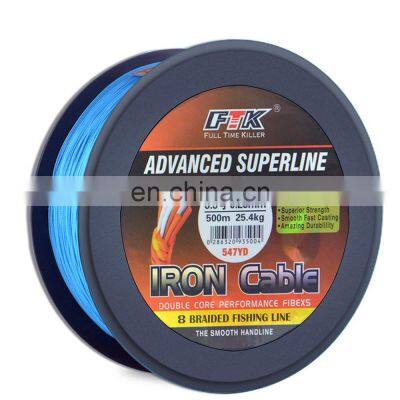 Top Sales 8 Strands 500m Long Strong PE Fishing Line 5 Colors Polyethylene Fishing Line photo-5