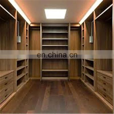 Modular custom wooden design modern bedroom closet wardrobe