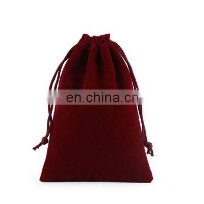 Factory Price Customize Velvet Drawstring Bag Pouch Packing Bag for Hair photo-2