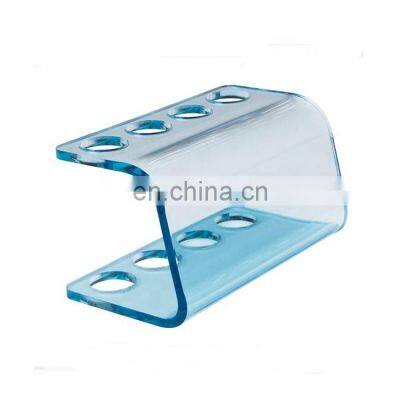 Bathroom 2 Holders Custom Acrylic Teeth Brush Display Holder photo-3