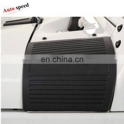 Cowl Body Armor Matte Black Outer Cowling Side Corner Guards For Jeep Wrangler JK 07+ photo-3