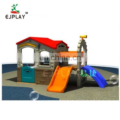 Beautiful Plastic Amusement Preschool Park Playground outdoor kids plastic playhouse