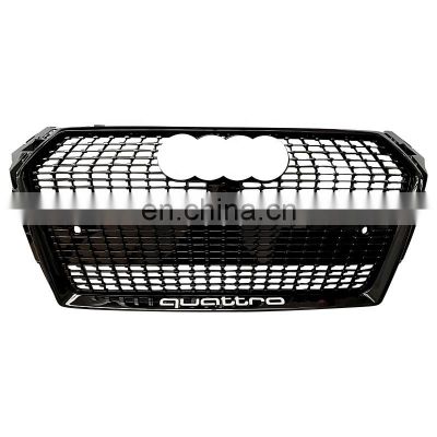 RS4 shining star front grill for Audi A4 S4 B9  special quattro cool  style ABS BUMPER GRILL for auto kit 2017 2018 2019