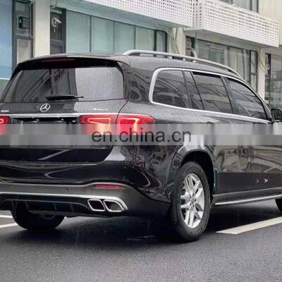 Runde PP Material Body Kit Front Bumper Rear Bumper Grille Exhaust Upgrade to GLS63 AMG For 2019-Mercedes-Benz GLS X167 Body Kit photo-5
