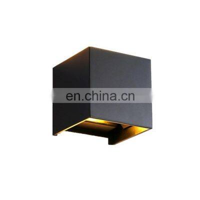 10W Cube Outdoor Porch Surface Mounted Wall Lights Motion Sensor Garden Light Waterproof Wall Lamp