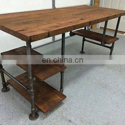 Industrial Retro Computer Desk Iron Pipe Table Frames photo-3