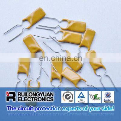 Low Hold Current Pptc Frv Series Radial Leaded Ptc Resettable Fuse For Transformer