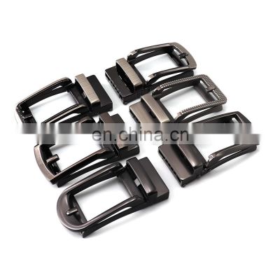 High Quality Custom Logo Engraved Deboss Metal Men Leather Pin Clip Buckle For Belts Wholesale