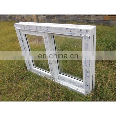 PVC sliding window design UPVC single glazed sliding windows