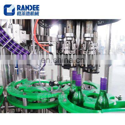 Automatic Wine Filling and Capping Machine / Glass Bottle Wine Filler