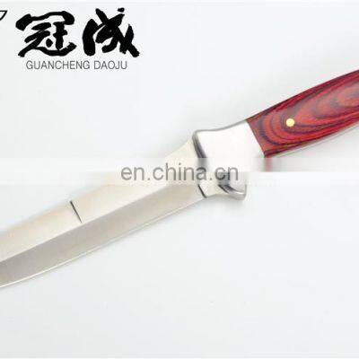 Exquisite Tactical Hunting Knife Stainless Steel With Wood Handle photo-3