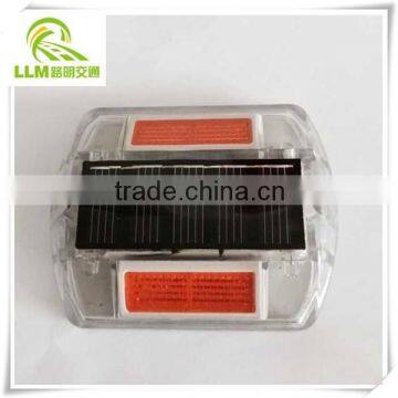 Factory Outlet Flashing Safety Road Light Rectangular Plastic LED Solar Road Stud photo-3
