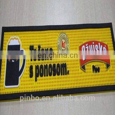 Anti Slip Personalized Custom PVC Rubber Bar Mat