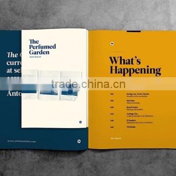 Soft Cover Book Saddle Stitching Cheap Magazine Printing