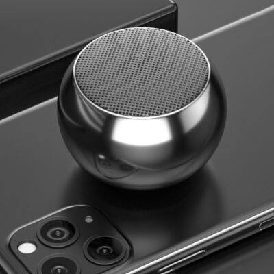Popular TWS Pairing Mini Metal Bluetooth Speaker Portable Wireless Bluetooth Speaker With Stereo Sound photo-4