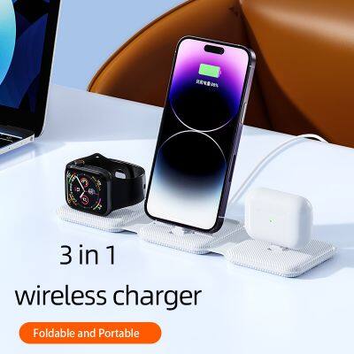 3 in 1 Foldable Wireless Charging Station Multifunctional Adapters for Convenient and Efficient Charging photo-4