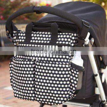 Wholesale High Quality Polka Dot Adult Baby Stroller Bag photo-3
