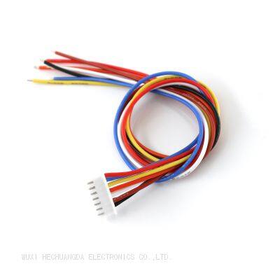 Custom factory wire harness assembly JST XH ZH SH 2/3/4/5/6/7/8/9/10pin color electronic wire balance cable wiring harness