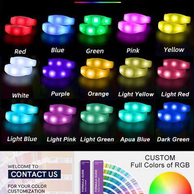 New Arrival LED Bracelet Glow Festival Wristband DMX Control Light up LED Wristbands for Events Concert Party photo-4