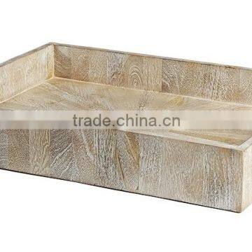 High end quality best selling special newest designed MOP inlay rectangular serving Tray from Vietnam