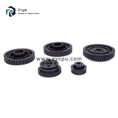 Custom Size Helical Tooth Bevel Gear Nylon POM Small Plastic Spur Gears