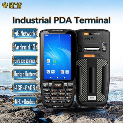 HP350 Cheapest Factory 4'' Android 13 IP65 4G Rugged Handheld Terminal PDA Mobile Phone With 2D Scanner NFC and Buttons photo-5
