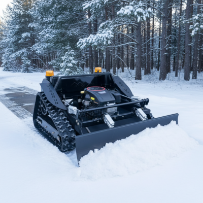 Vigorun Tech Snow Removal Equipment Self-Locking Worm Gear Working Degree 60° Atv Snow Blower for Rough Terrain