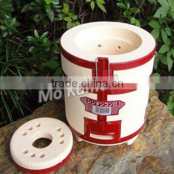 lager size Japanese charcoal table bbq oven ceramic grill