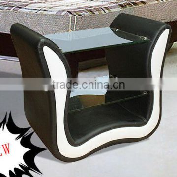 (D108) NEW Thickness glass night stand table