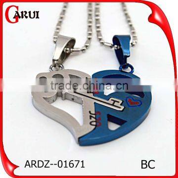 316L Stainless Steel Jewelry Couple Pendant Charms For Friends photo-4
