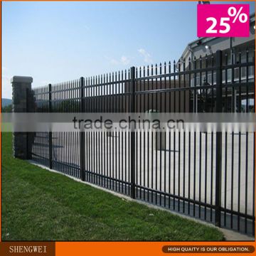 Security steel fence panel design