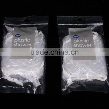 Disposable Plastic Hand Made Round Shower Cap