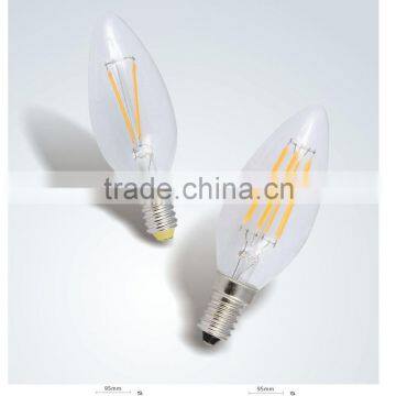 2W 4W LED Candle light E12 E14 filament Bulb