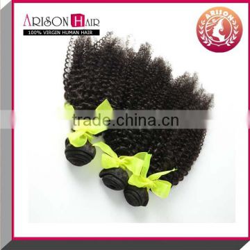 Arison Hair 100% remy hair malaysian kinky straight hair weave