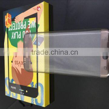 2016 Hot Selling Mobile Phone Use 3D Curved Tempered Glass Screen Protector for Samsung Galaxy S7 Edge photo-4