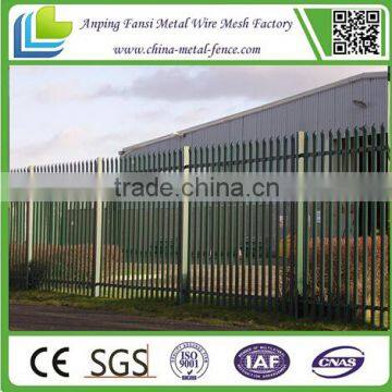 British Standard 1722 1.8-3m RAL colour required Steel palisade fencing